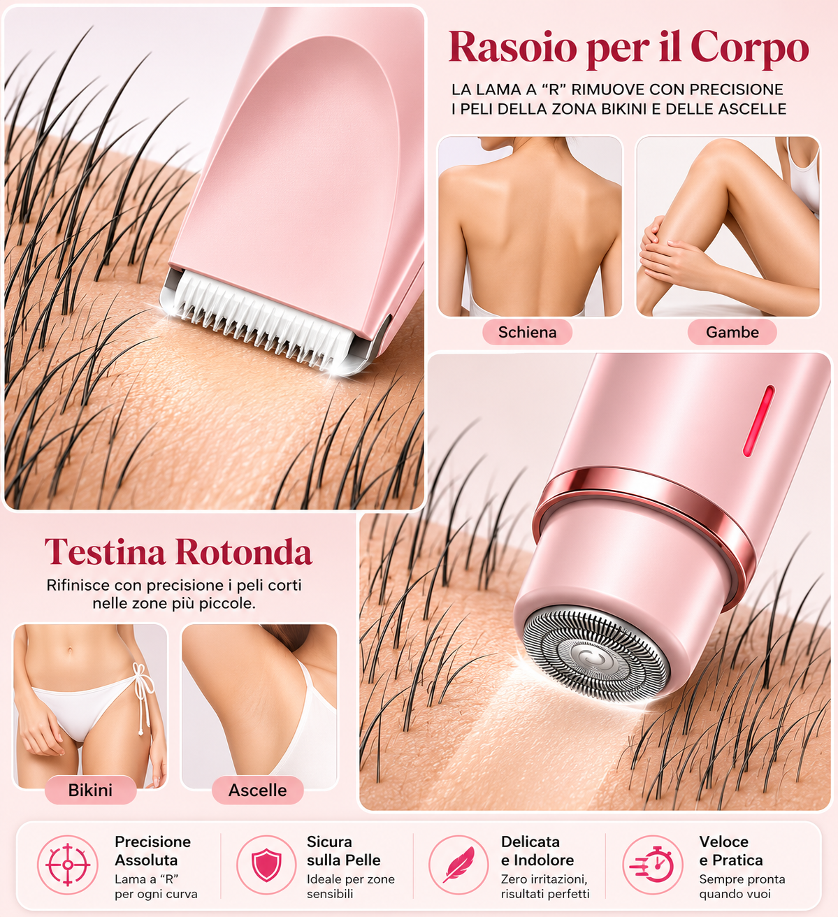SmoothBella - Una rasatura intima senza irritazioni